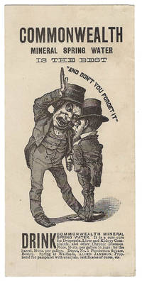 Commonwealth Mineral Spring Water Is The Best "And Don't You Forget It" Hidden Message