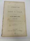 An Authentic Life of John C. Colt, now imprisoned for killing Samuel Adams, in New York