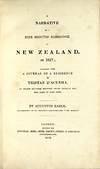 View Image 1 of 3 for A narrative of a nine months' residence in New Zealand in 1827 together with a journal of a residenc... Inventory #34374