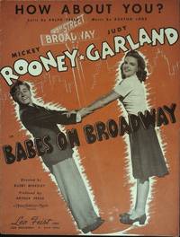 Babes on Broadway Sheet Music 1941 Judy Garland, Mickey Rooney