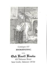 Catalogue 157: Bookbinding. by OAK KNOLL BOOKS - NEW CASTLE - Paperback - from Frits Knuf Antiquarian Books (SKU: 79307)