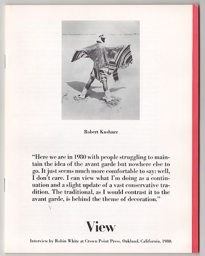 View: Vol. II No. 9/10 February/March, 1980 - Robert Kushner
