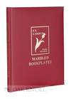 MARBLED BOOKPLATES, 11 ORIGINAL SAMPLES OF MARBLED BOOKPLATES