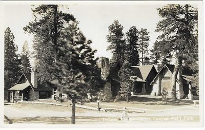 Deluxe Cabins Bryce Canyon Nat'l Park [Real Photo Postcard]