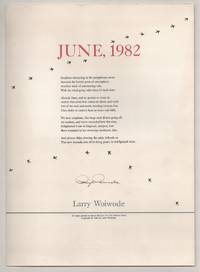 June, 1982 (Signed Broadside)