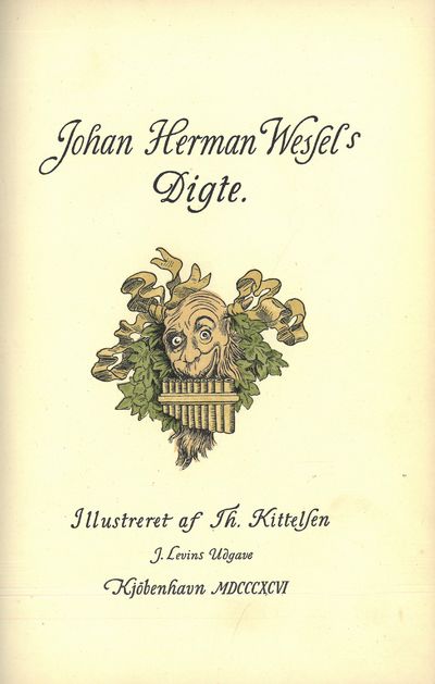 Johan Herman Wessel's Digte. Illustreret af Th. Kittelsen. (photo 2)