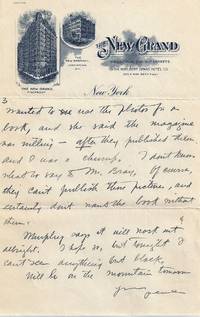 AUTOGRAPH LETTER SIGNED (ALS) to his wife