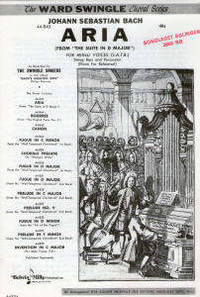 Aria. (From the Suite in D major) For Mixed…