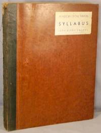 image of SYLLABUS for History of the Theatre, 127-128-129, University of Washington, Division of Drama.