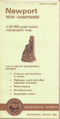 Newport, New Hampshire, 000-scale metric topographic map