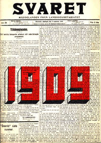 Svaret 1909. Till 50-årsminnet av storstrejken.