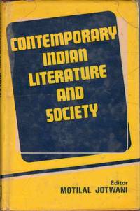 cover of CONTEMPORARY INDIAN LITERATURE AND SOCIETY