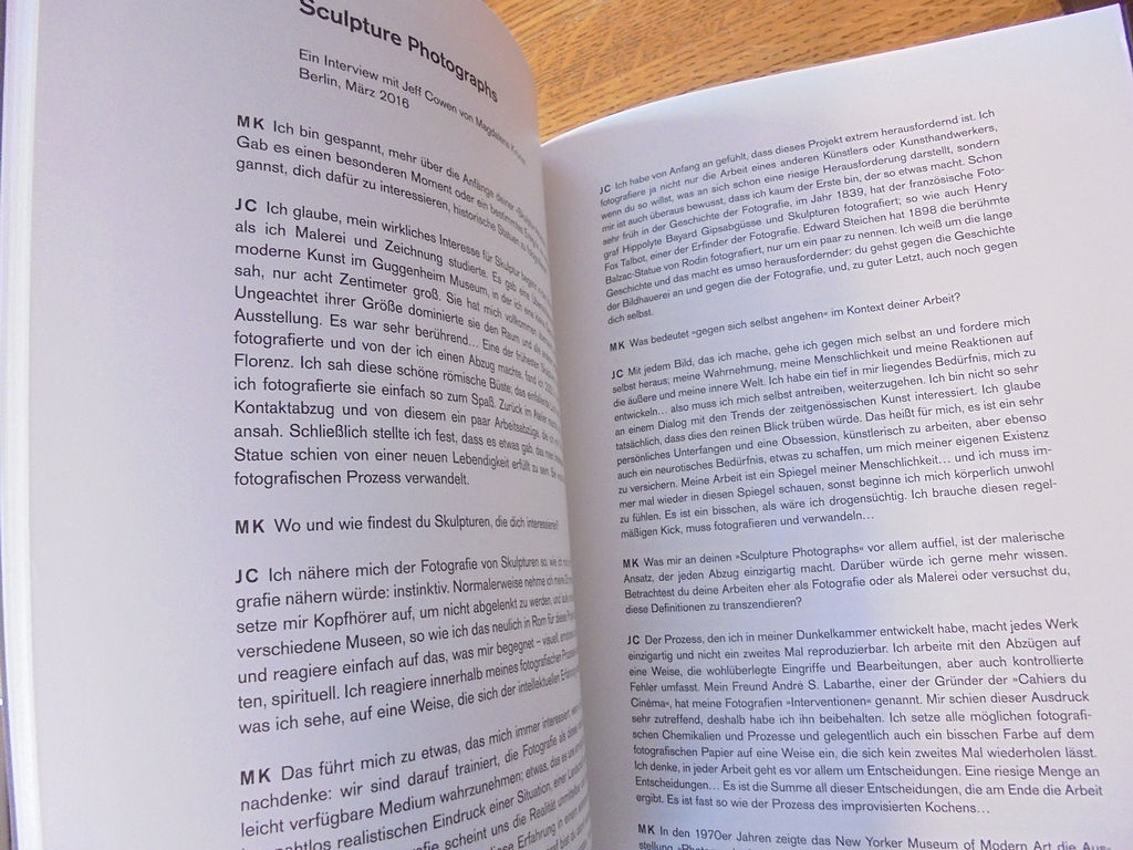 Jeff Cowen: Sculpture Photographs by Kröner, Magdalena | Softcover | 2016 |  Michael Werner | 9781938809255 | Biblio AU