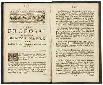 An account of the Rise and Progress of the Beech-Oil Invention, and all the Steps which have been taken in that Affair, from the First Discovery to the Present Time...