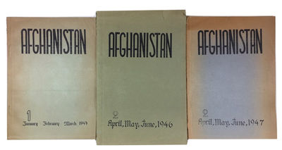 Afghanistan. Three issues: Vol. 1, No. 2 (April-June, 1946) and Vol. 2, Nos. 1 & 2 (Jan-March & April-June, 1947)