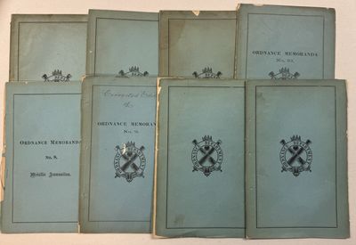 EIGHT ORDNANCE MEMORANDA PAMPHLETS, PUBLISHED BY THE ORDNANCE DEPARTMENT