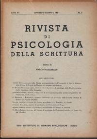 Rivista di psicologia della scrittura VII No. 2, 3 1961