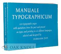 image of MANUALE TYPOGRAPHICUM