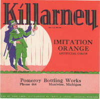 image of An Original Vintage Killarney Soda Bottle Label