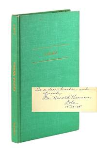 3 Plays: The Other Side of the Wall / The Place of Wrath / Helen [Inscribed and Signed]