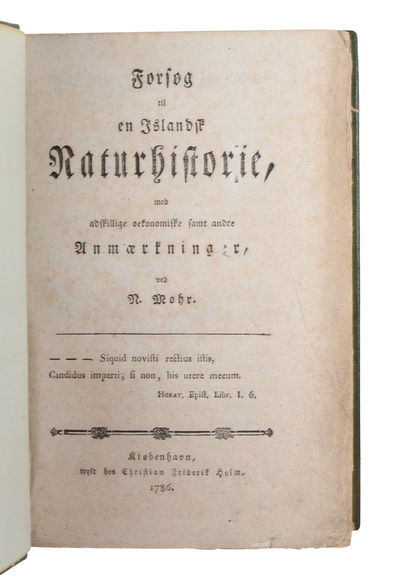 Forsøg til en Islandsk Naturhistorie, med…