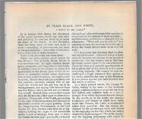 The Freedman's Case In Equity / In Plain Black And White: A Reply to Mr. Cable