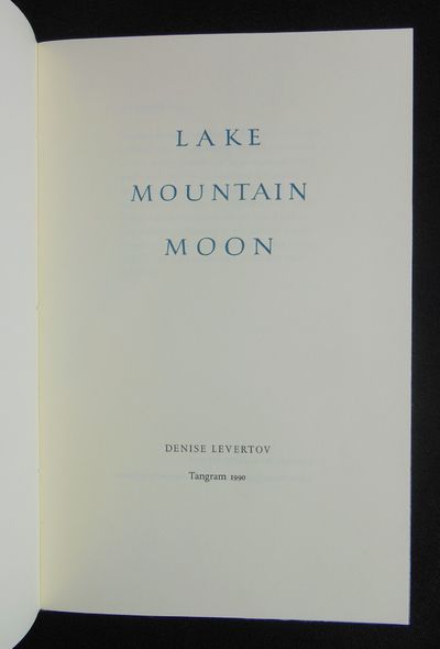 Lake, Mountain, Moon