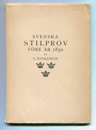 Svenska stilprov före år 1850. Bibliografisk…