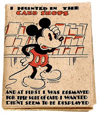 cover of Walt Disney Mickey Mouse Birthday Card with Envelope Postmark 1935