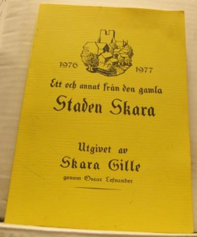 Ett och annat från den gamla staden Skara…