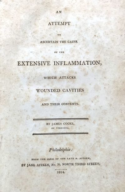 An attempt to ascertain the cause of the extensive inflammation, which attacks wounded cavities and their contents