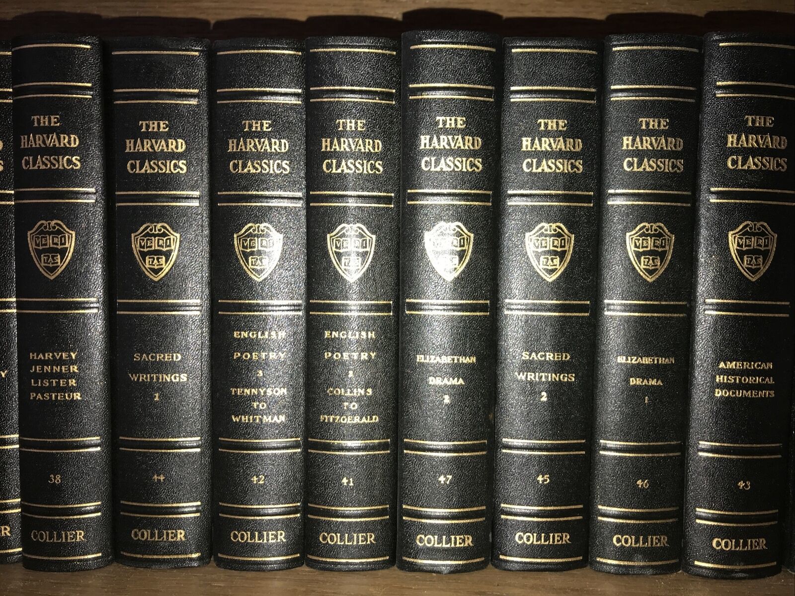 THE HARVARD CLASSICS. 1909. First Edition. Complete 51 Volume Set
