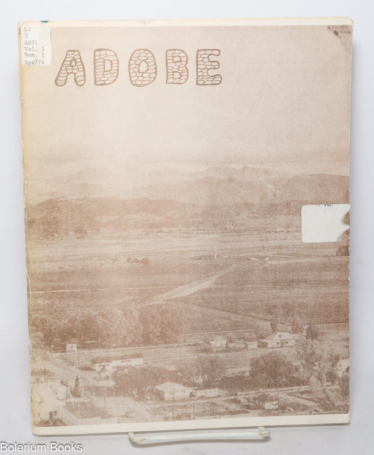Adobe. Vol. 1 no. 1 (Spring 1974)