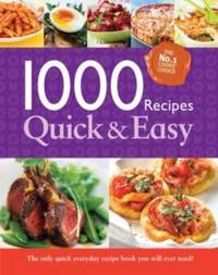 1000 Recipes - Quick Recipes - Large Format Hardback Book. Photo's and step by step instructions (Igloo Books Ltd) by Igloo Books - Paperback - from World of Books Ltd (SKU: GOR006338814)