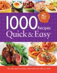 1000 Recipes - Quick Recipes - Large Format Hardback Book. Photo's and step by step instructions (Igloo Books Ltd)