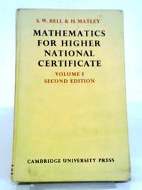 Mathematics for Higher National Certificate Vol 1