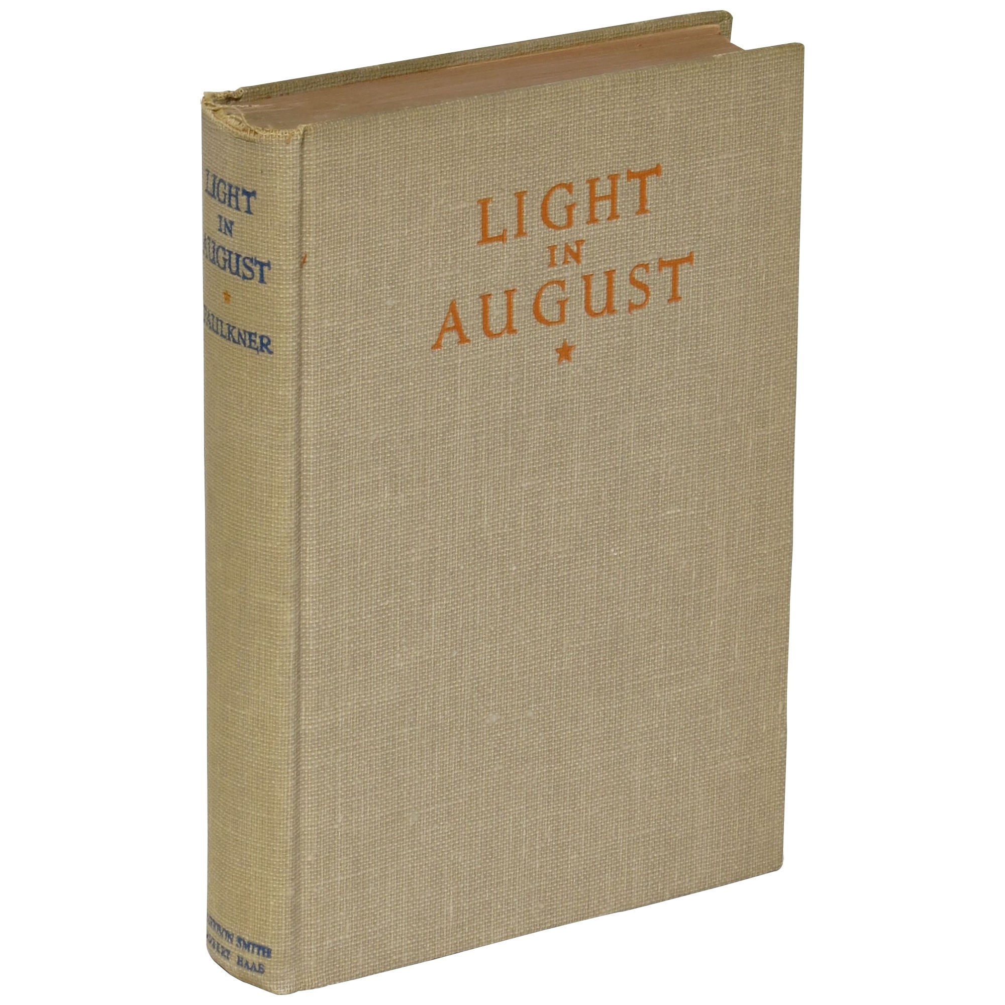 Light in August by William Faulkner First Edition 1932 from