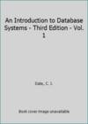 An Introduction to Database Systems - Third Edition - Vol. 1