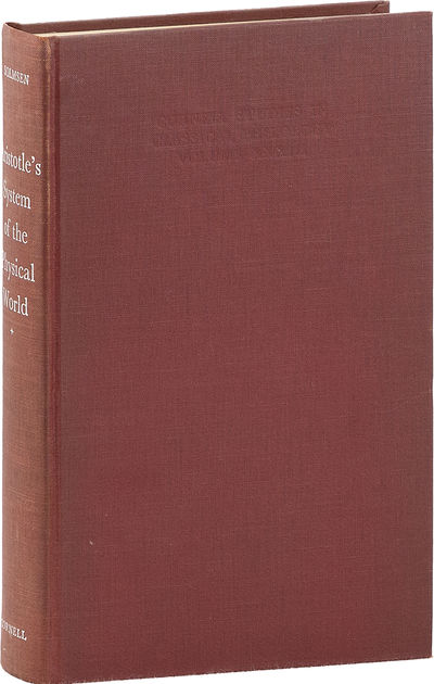 Aristotle's System of the Physical World: a Comparison With His Predecessors