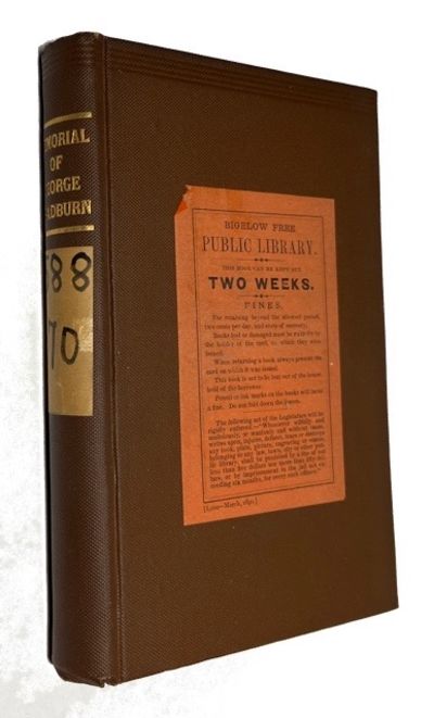 A Memorial of George Bradburn by his Wife