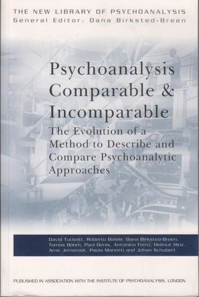 Psychoanalysis Comparable and Incomparable: The…