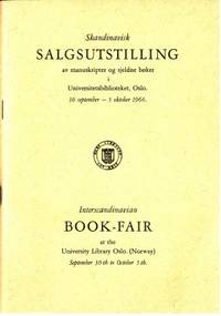 Skandinavisk salgsutstilling av manuskripter og…