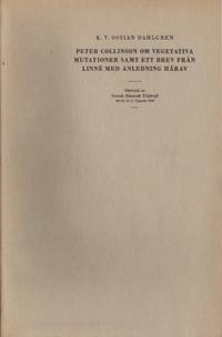 Peter Collinson om vegetativa mutationer samt ett…