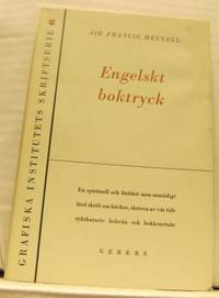 Engelskt boktryck.