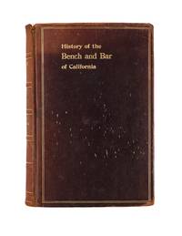 History of the Bench and Bar of California