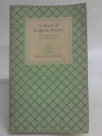 A Book of English Poetry by G. B. Harrison - 1965