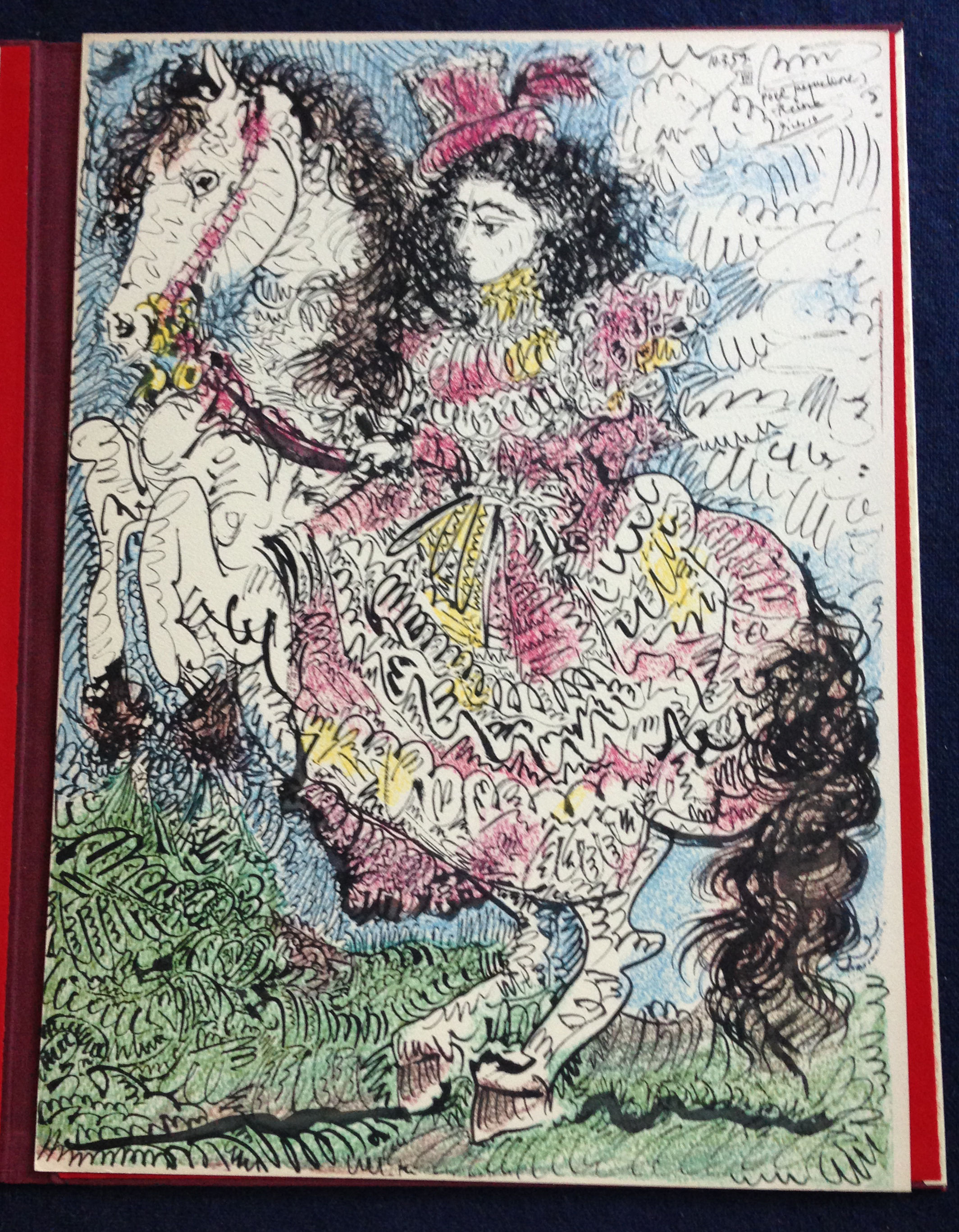 TOROS Y TOREROS. Deluxe edition with the original lithograph