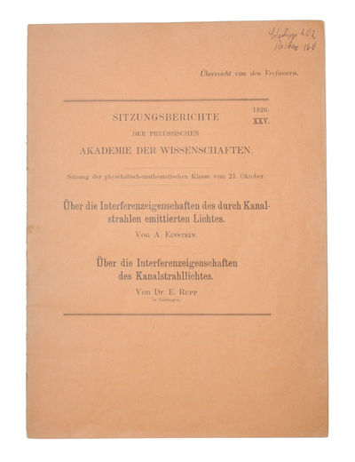 Über die Interferenzeigenschaften des durch…