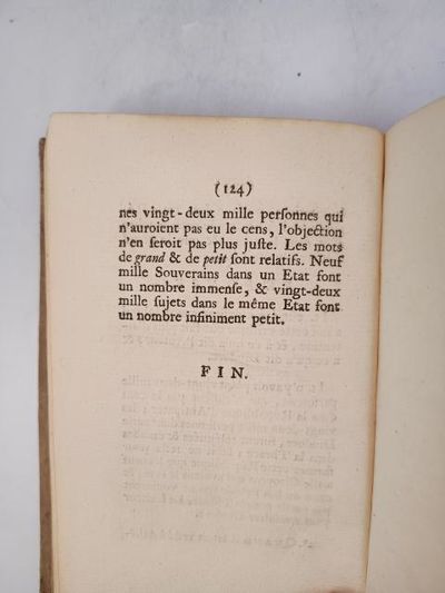Défense de l'Esprit des loix. A laquelle on a joint quelques éclaircissemens. Le prix est de trente fols broché. (photo 3)