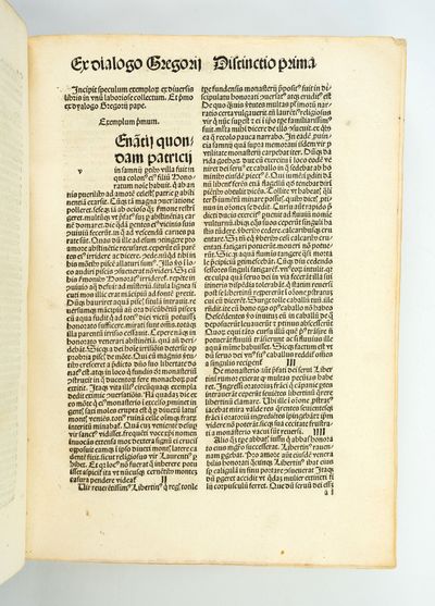 SPECULUM EXEMPLORUM OMNIBUS CHRISTICOLIS SALUBRITER INSPICIENDUM UT EXEMPLIS DISCANT DISCIPLINAM
